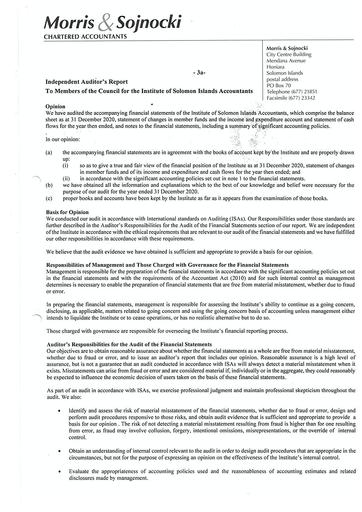 2020 Audit Report